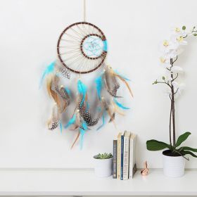 Sun And Moon Dream Catcher Pendant Woven Feather Ornaments Decorative Simple And Modern Furnishings Air