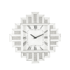 Lavina Wall Clock in Mirrored & Faux Diamonds