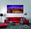 Oppidan Home "New York Skyline" 3 Piece Acrylic Wall Art (36"H x 72"W)