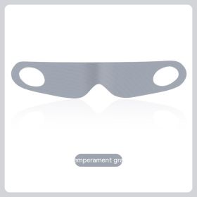 Lightweight Sleep Blackout Eye Mask Relieve Fatigue (Option: Temperament Gray-L)