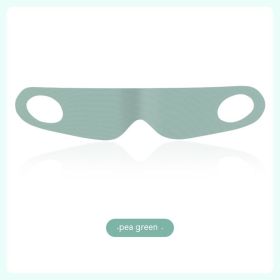 Lightweight Sleep Blackout Eye Mask Relieve Fatigue (Option: Pea Green-L)