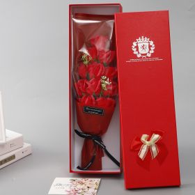 Thanksgiving Christmas Creative 18 Roses Fat Soap Bouquet Company Activity Gift For Girlfriend Birthday Gift (Option: 11 Bouquet Red)