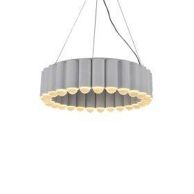 Nordic Chandelier Simple Modern Living Room Lamp Duplex Villa Bedroom Study (Option: White-80x15.5x200cm)