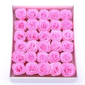 Crystal Rose Perianth Fake Bouquet Material (Option: Pink 30PCs)