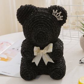 Diamond Crown Bear Teacher's Day (Color: Black)