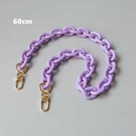 Candy Color Resin Mobile Phone Charm (Option: Purple-60CM)