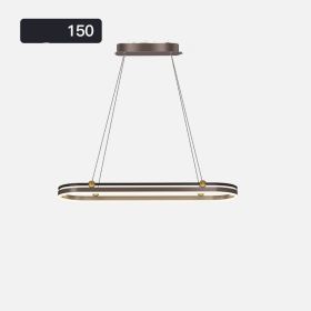 Dining Room Chandelier Modern Creative Personality Art Table Bar Long Chandelier (Option: Coffee-150cm)