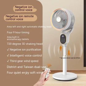 Air Circulator Household Fan Student Dormitory Fan Large Wind Platform Thermantidote Turbofan (Option: Lifting Voice)