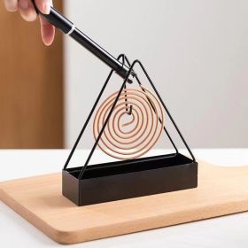 Iron Triangle Mosquito Incense Holder (Option: Black Paper Box Packaging)