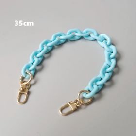 Candy Color Resin Mobile Phone Charm (Option: Light Blue-35CM)