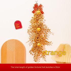 New Year Spring Festival Simulation Fruit Pendant Home Decoration (Option: Golden Fortune Fruit Strings)