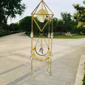 Natural Gem Crystal Decorative Shelf (Option: Citrine)