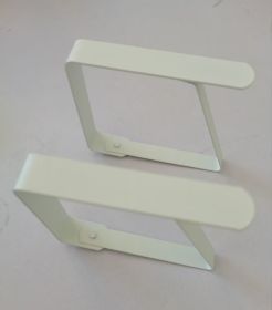 Stainless Steel Table Cloth Clip (Option: 8X7CM White)