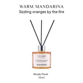 Fire-free Household Indoor Toilet Deodorant Rattan Long-lasting Air Refreshing Fragrance Ornaments (Option: 50ml-Stove Roasted Orange)