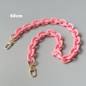 Candy Color Resin Mobile Phone Charm (Option: Pink-60CM)