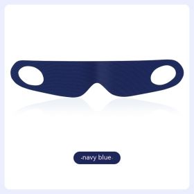 Lightweight Sleep Blackout Eye Mask Relieve Fatigue (Option: Navy Blue-S)