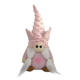 Valentine's Day Faceless Old Man Dwarf Cute Plush Piglet Love Doll (Option: 32×14.5-B)