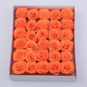 Crystal Rose Perianth Fake Bouquet Material (Option: Orange 30PCs)