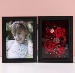 Photo Frame Women Valentine's Day (Option: Red Flower Foundation)