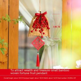 New Year Spring Festival Simulation Fruit Pendant Home Decoration (Option: Amass Fortunes Small Size)