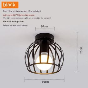 Nordic Aisle Light Simple Modern (Option: Black-Without Bulb)