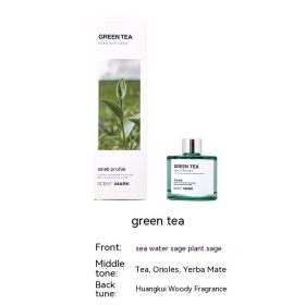 Fire-free Household Indoor Toilet Deodorant Rattan Long-lasting Air Refreshing Fragrance Ornaments (Option: 50ml-Green Tea)