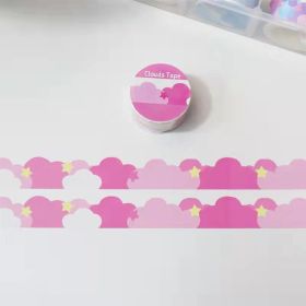 Journal Book Decorative Landscaping Stickers And Paper Adhesive Tape Japanese Decorative XINGX Cloud Scene Gradient Color Tape (Option: No 8)