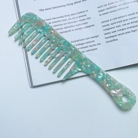 Fashion Acetate Comb Marble Texture (Option: 4 Cyan)