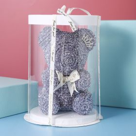 Diamond Crown Bear Teacher's Day (Color: Purple)