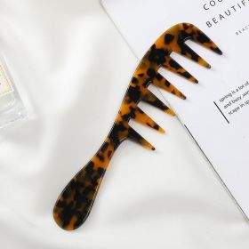 Cellulose Acetate Sheet Comb Exquisite Anti-static (Option: Hawksbill Color-19.1x5.2cm)