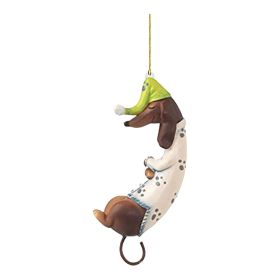 Acrylic Fashion Dog Christmas Tree Decoration (Option: 5style)