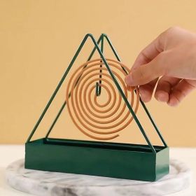 Iron Triangle Mosquito Incense Holder (Option: Green Carton Packaging)