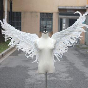 Wings Personality Catwalk Show Props (Option: Creamy White-160x80CM)