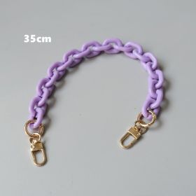 Candy Color Resin Mobile Phone Charm (Option: Purple-35CM)