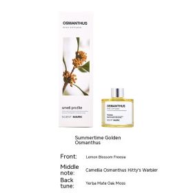 Fire-free Household Indoor Toilet Deodorant Rattan Long-lasting Air Refreshing Fragrance Ornaments (Option: 50ml-Yihe Osmanthus Fragrans)