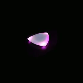 Japanese LED Lightning Touch Luminous Big Triangle Guitar Bass Pick (Option: LED Pink 7mm)