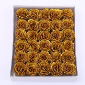 Crystal Rose Perianth Fake Bouquet Material (Option: Gold 30PCs)