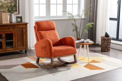 COOLMORE living room Comfortable rocking chair living room chair (Color: as Pic)