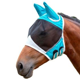 New Fashion Breathable Horse Mask (Option: Blue-S)