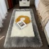 1pc, Soft and Durable Wool Carpet for Bedroom and Bedside - Perfect for Long Hair and Thickened Floor Mat