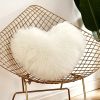 1pc Boho Love Heart Plush Throw Pillow - Fluffy Luxury Cushion for Couch, Sofa, Bed - Detachable and Machine Washable Home Decor