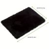 1pc, Wool Carpet Long Fur Carpet Indoor Living Room Floor Mat 23.62*35.43inch Acrylic 80% Polyester 20% Suede Fleece Bottom Long Fur Carpet