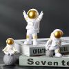 4pcs Small Creative Astronaut Ornaments; Desktop Ornaments; TV Cabinet Ornaments