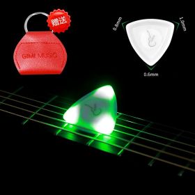 Japanese LED Lightning Touch Luminous Big Triangle Guitar Bass Pick (Option: GIMI Green Light)