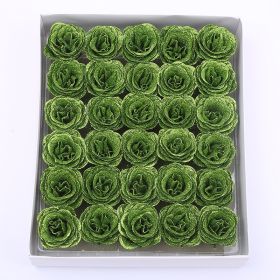 Crystal Rose Perianth Fake Bouquet Material (Option: Green 30PCs)