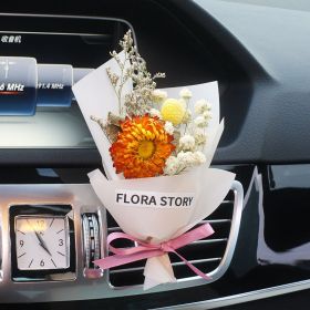 Fashion Creative Dried Flowers Decorative Car Female Motor Air Outlet Fragran (Option: Special Love)