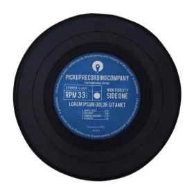 Gramophone Record Crystal Velvet Carpet Non-slip (Option: Blue Records-60X60cm)