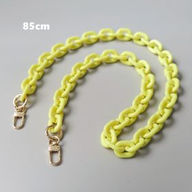 Candy Color Resin Mobile Phone Charm (Option: Yellow-85CM)