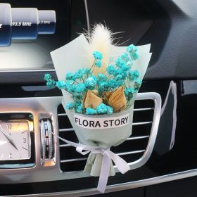 Fashion Creative Dried Flowers Decorative Car Female Motor Air Outlet Fragran (Option: Hani)