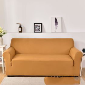 Sofa Cover All-inclusive Non-slip Sofa Slipcover Fabric Craft General (Option: Camel-Three)